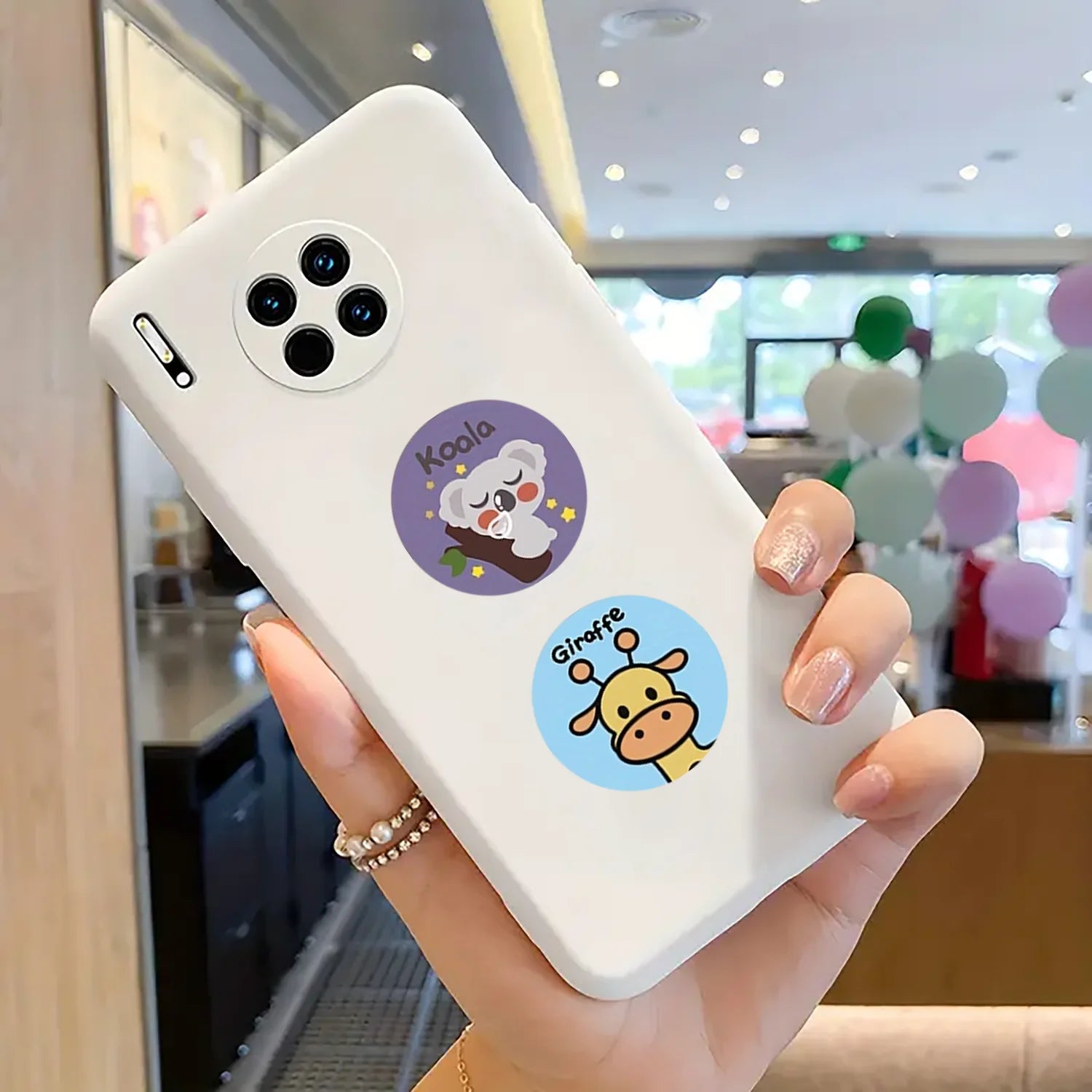 1Roll(500pcs) 1'' Round Cartoon Animals Stickers for Kids Teacher Reward School Supplies Animal Incentive Home Decor