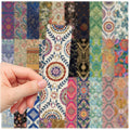 30 Pcs Classical Pattern Bookmarks for Students, Elegant and Unique Paper Cards Desktop DIY Decorations Bookmarks