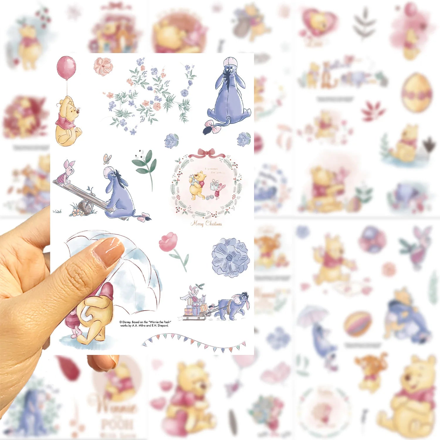 8/16 Pcs Cute Teddy Bear Make A Face Puzzle Stickers DIY Game Crafts for Cup Stationery Box Phone Scrapbook Decals