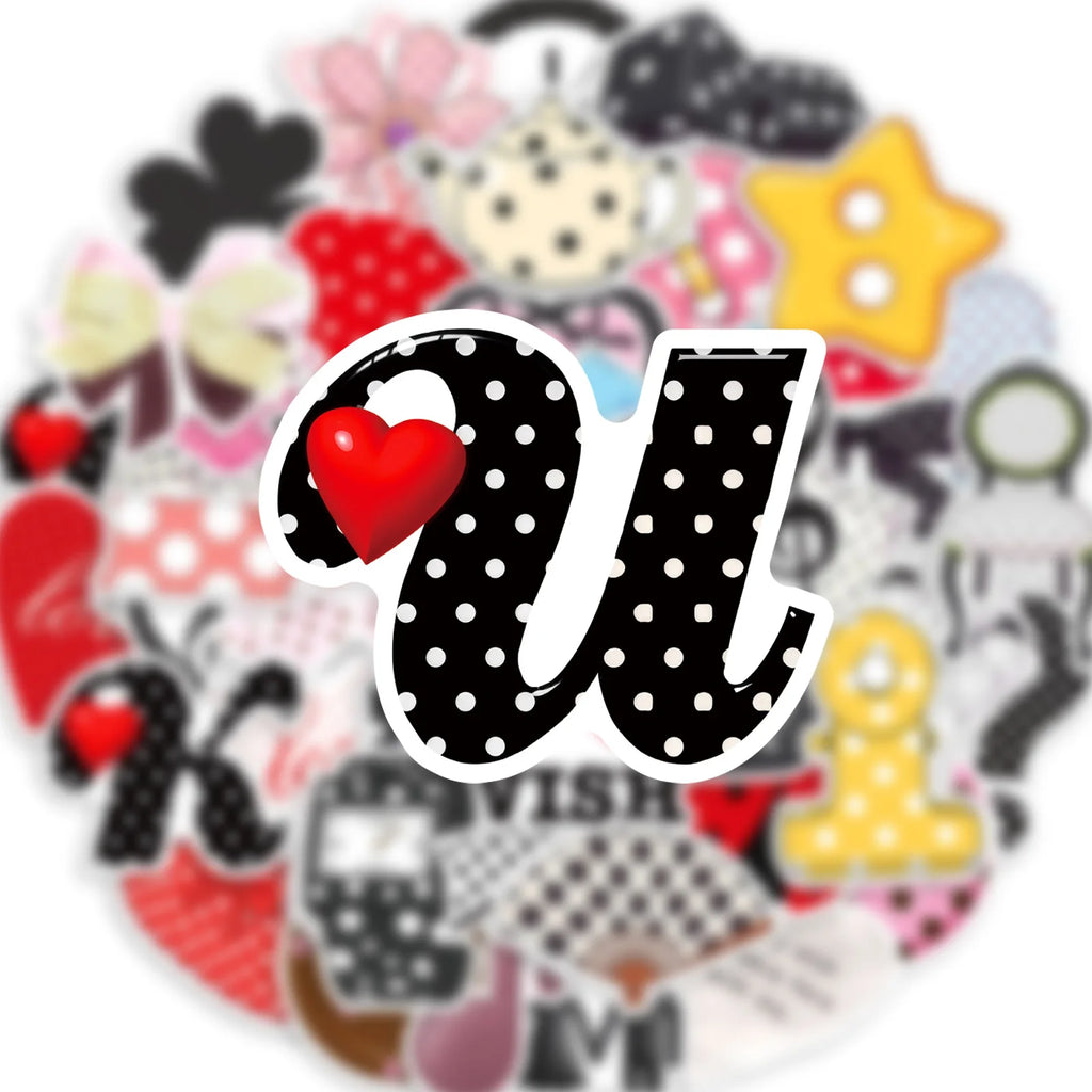 50/100Pcs Polka Dot Ins Style Minimalist Object Stickers PVC Waterproof for Diary Scrapbook Helmet Guitar Phone Laptop Furniture