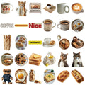 30/60PCS Cute Vegetables Fruits Stickers Notebook Cartoon Home Decorative Luggage Skateboard Phone Art Picture Coffee Sticker