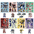 8/16/24PCS Machine Warrior Puzzle Stickers DIY Handicraft Notebook Stationery Helmet Stickers