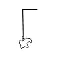 Line Art Wall Sticker - Minimalist Decor with Dynamic Figure Design, Living Room & Office Wall Accent