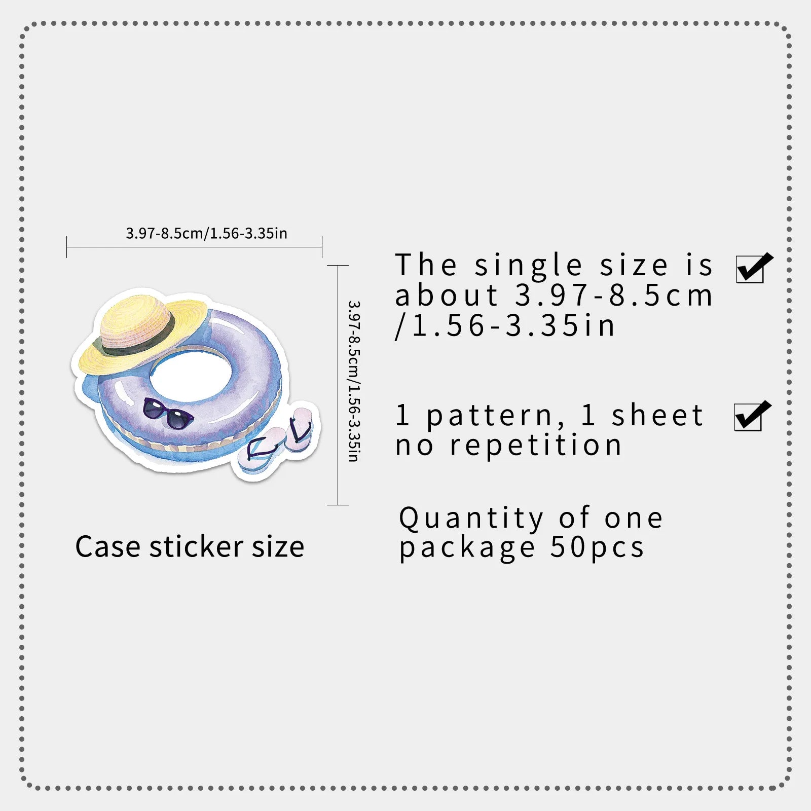 50-Pack Waterproof Outdoor Camping Graffiti Stickers for Phones Laptops Helmet Suitcase Watercolor Landscape Decor