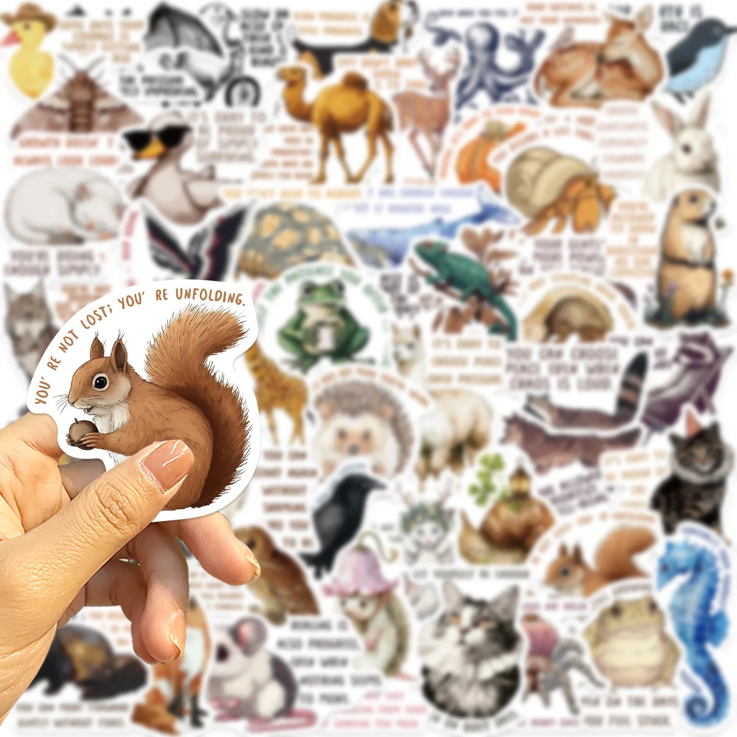 50/100PCS Cartoon Medieval Inspirational Graffiti Stationery Reward Stickers Decorative Guitar Notebook Luggage DIY Waterproof