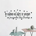 1pc Large Wall Stickers Spanish Quotes Sentences Vinyl Wall Art Decals For Room Decoration Spanish Vinyl Sticker Wallpaper Suita