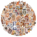 50PCS Cartoon Horse Funny Fun Stickers DIY Scrapbook Phone Case Laptop Tablet Decoration Toy Stickers