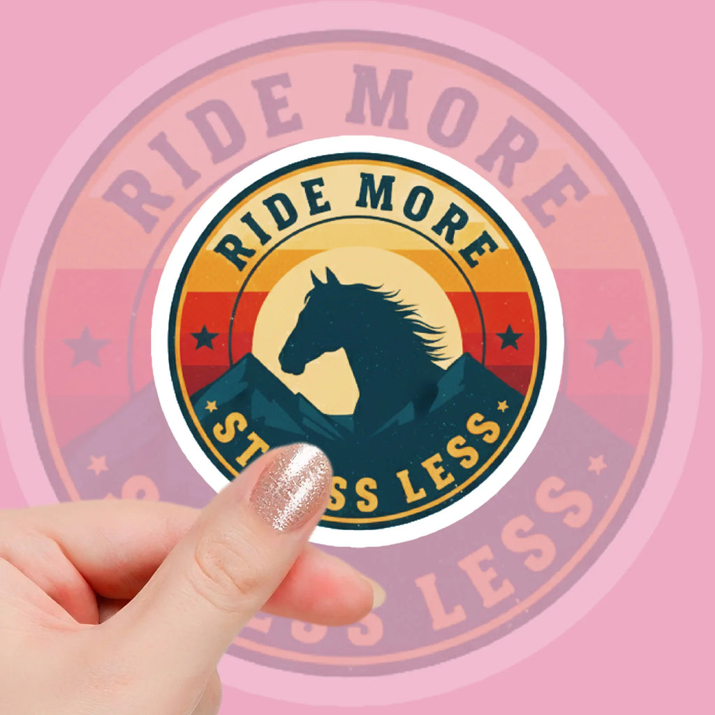 56PCS Colorful Horse Motivational Stickers Office Supplies Gift Box Helmet DIY Decoe Art Decals Sticker