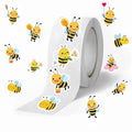 500pcs Cartoon Bee Reward Sticker Roll Labels Sticker for Wedding Gift Decor Envelope Sealing Scrapbooking