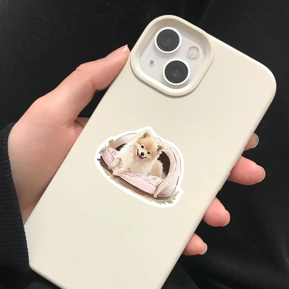 50PCS Comfortable cats and dogs Sticker Nostalgia Animal Phone Laptop Cafe Scrapbooking Art Picture Suitcase Expression Stickers