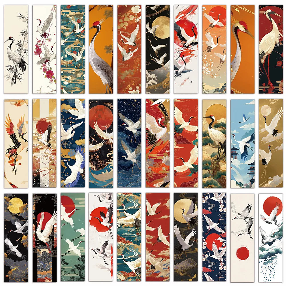 30 Pcs Chinese style Bookmarks literary and decorative books, reading labels, paper cultural and creative book Marks