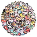 65PCS Cute Animal Series Graffiti Stickers DIY Phone Case Laptop Tablet Toy Waterproof Stickers