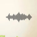 Audio Wave Wall Decal Sound Wave Wall Sticker Music Notes Wall Decor Vinyl Music Wall Art Musician Wall Sticker Recording Studio