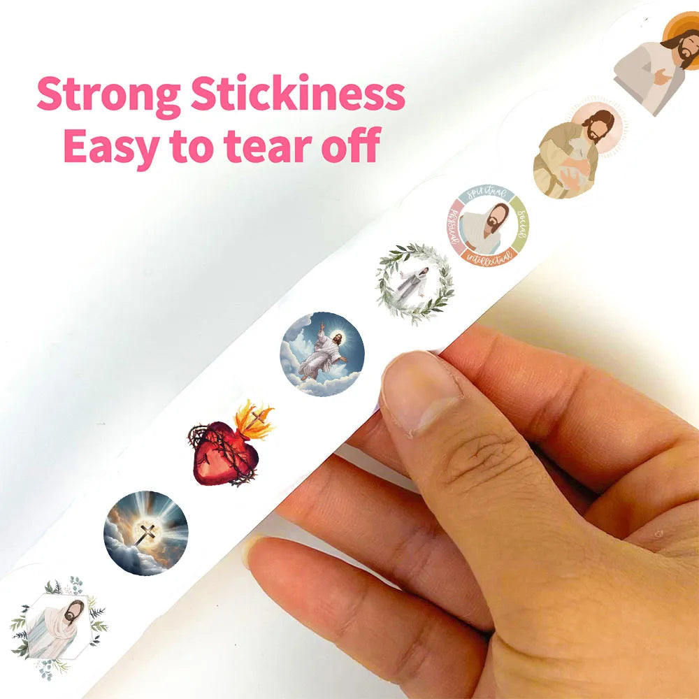 500PCS Jesus Scroll Sticker Beautiful Harajuku Skateboard Y2k Fashion Laptop Phone Cartoon Luggage Decoration Graffiti Stickers
