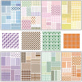 8PCS Grid Material Paper Is Convenient Collages Sticker Motorcycle Suitcase Stationery Scrapbooking Phone Creativity Sticker