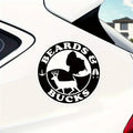 Bearded Stag Deer Turkey Hunting Car Truck Window Bumper Vinyl Graphic Decal Sticker