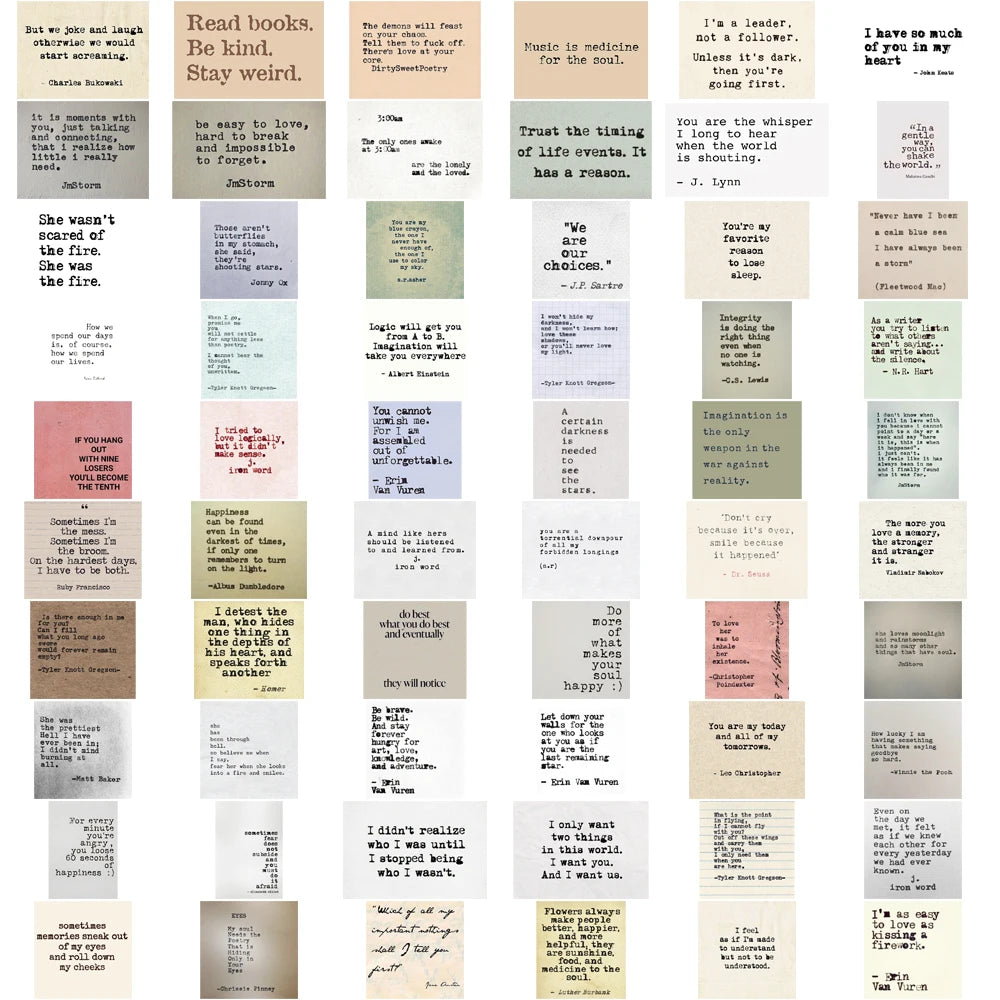 60PCS Christian Bible Verse Says Vintage Retro Celebrity Quotes 2 Stickers Motorcycle Graffiti Bicycle Suitcase Notebook Sticker