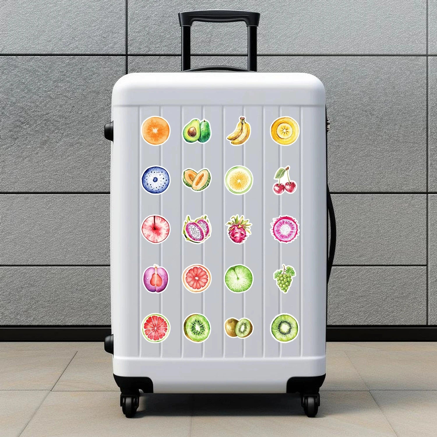 50/100PC Cartoon Fruit Aesthetic Graffiti Award Stationery Sticker Water Cup Trunk Waterproof Decor Sticker Creative Stickers