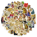 50PCS Creative Worries Dog Fun Dog Series Stickers DIY Luggage Skateboarding Laptop Waterproof Stickers