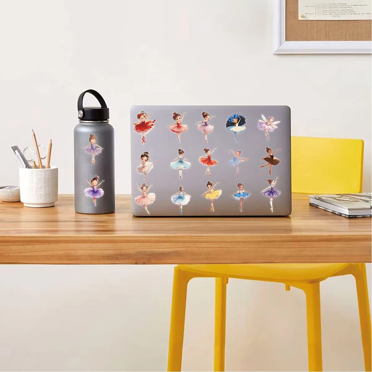 50PCS Creative Ballet Sticker Harajuku Waterproof Scrapbooking Aesthetic Living Handmade Phone Creative Skateboard Decal