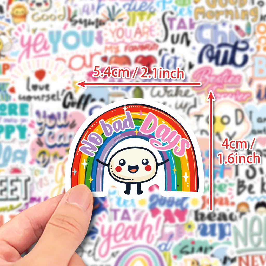 50 PCS Graffiti Stickers Guitar Notebook Skateboard Helmet Decoration DIY Cartoon Waterproof Stickers Cross border