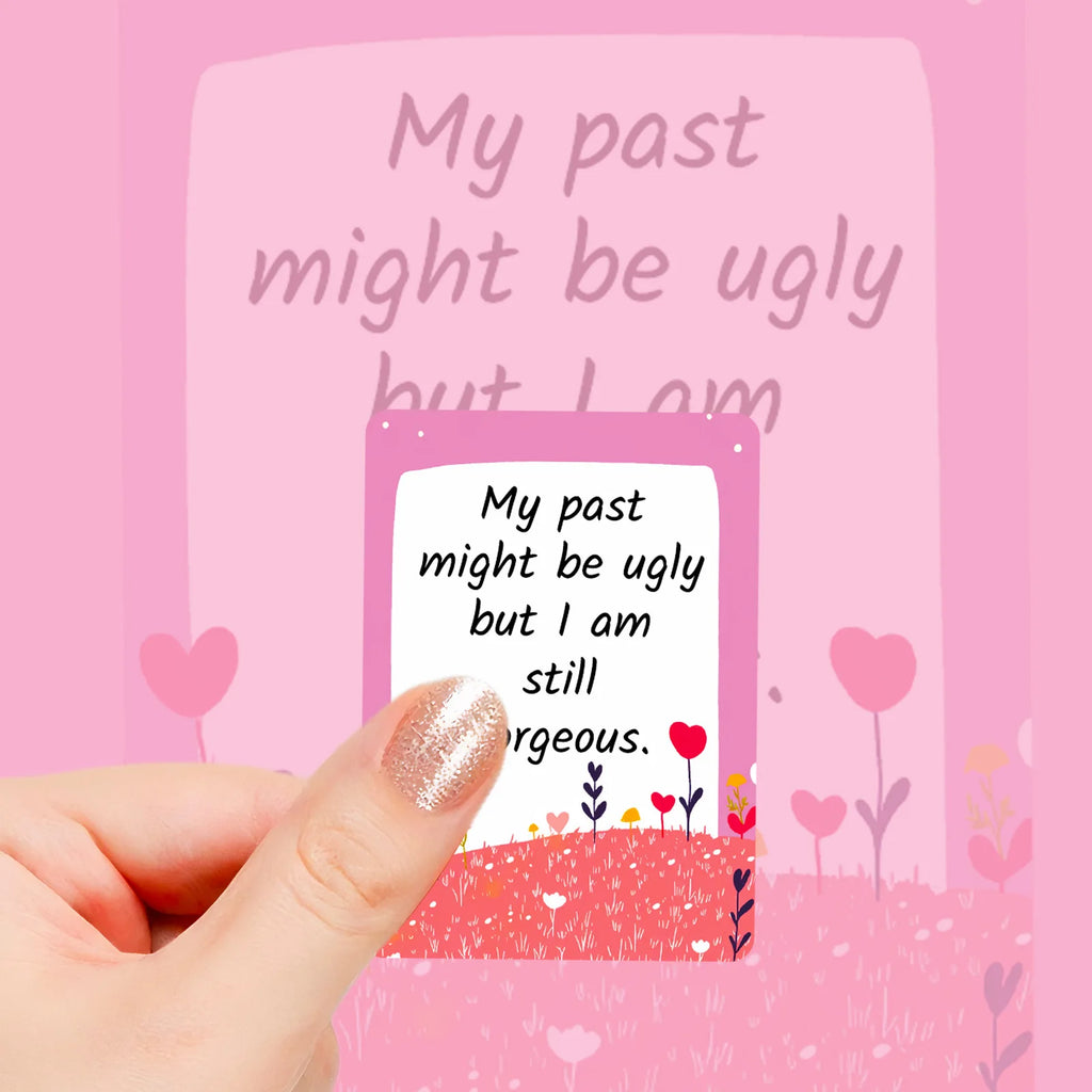 50Pcs Office Motivational Doodle Stickers, Positive Affirmation Emotional Wellness Decals for Stationery Notebook Luggage