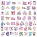 50/100Pcs Inspirational Text Aesthetic Sticker Flash Film Decals Office Stationery School Supplies Car Headset Water Cup Sticker