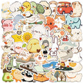 50/100PCS Cartoon Simple Style Cute Stickers Decorative Guitar Notebook Luggage DIY Waterproof Party Stickers