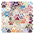 60/120PCS Cute Cartoon Animal Flower Paw Graffiti Sticker for Decor Car Luggage Case Phone Notebook Stationery Decals