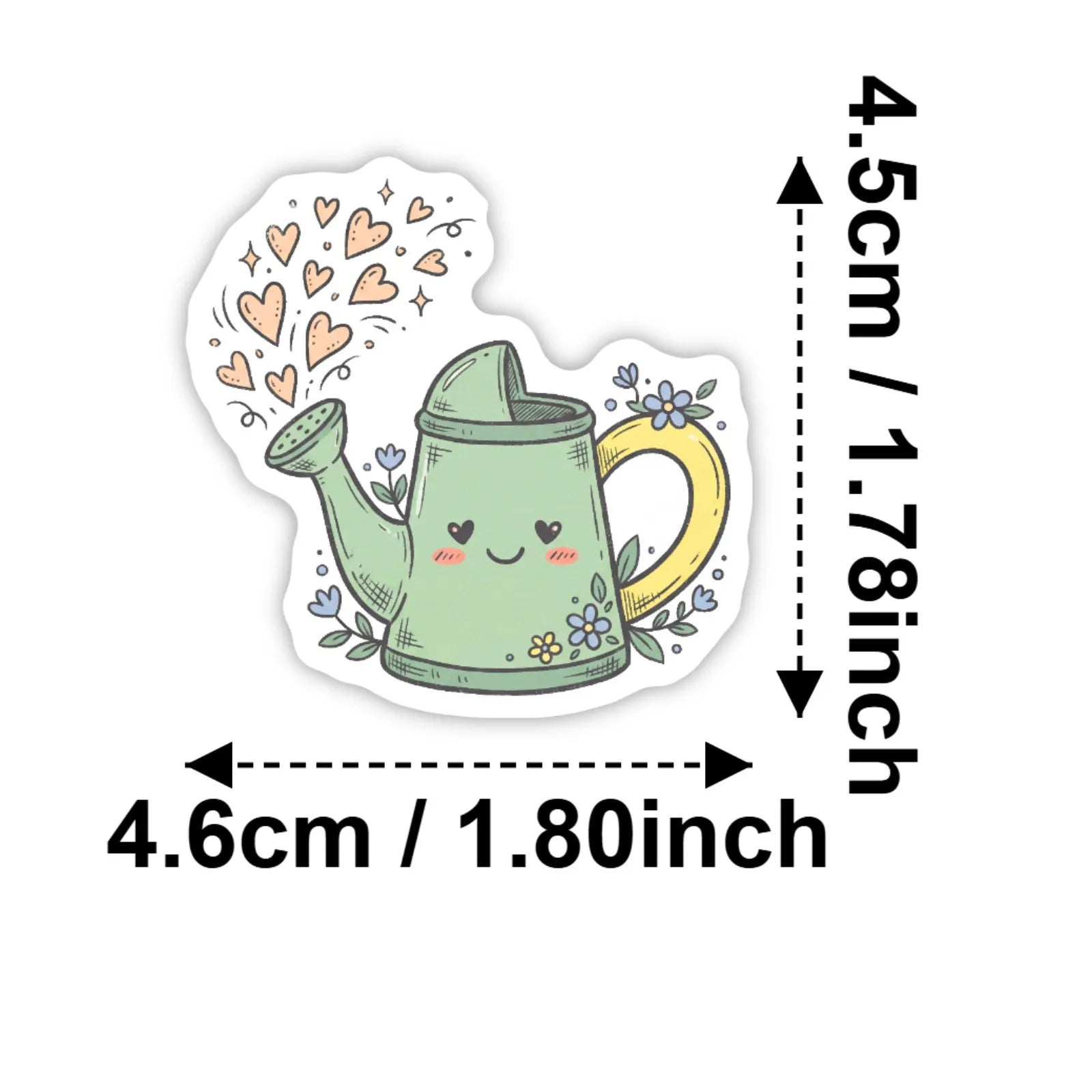 50/100 Pcs Funny Cartoon Personified Plant Stickers DIY Waterproof Removable for Phone Suitcase Helmet Bicycle File Holder Decal
