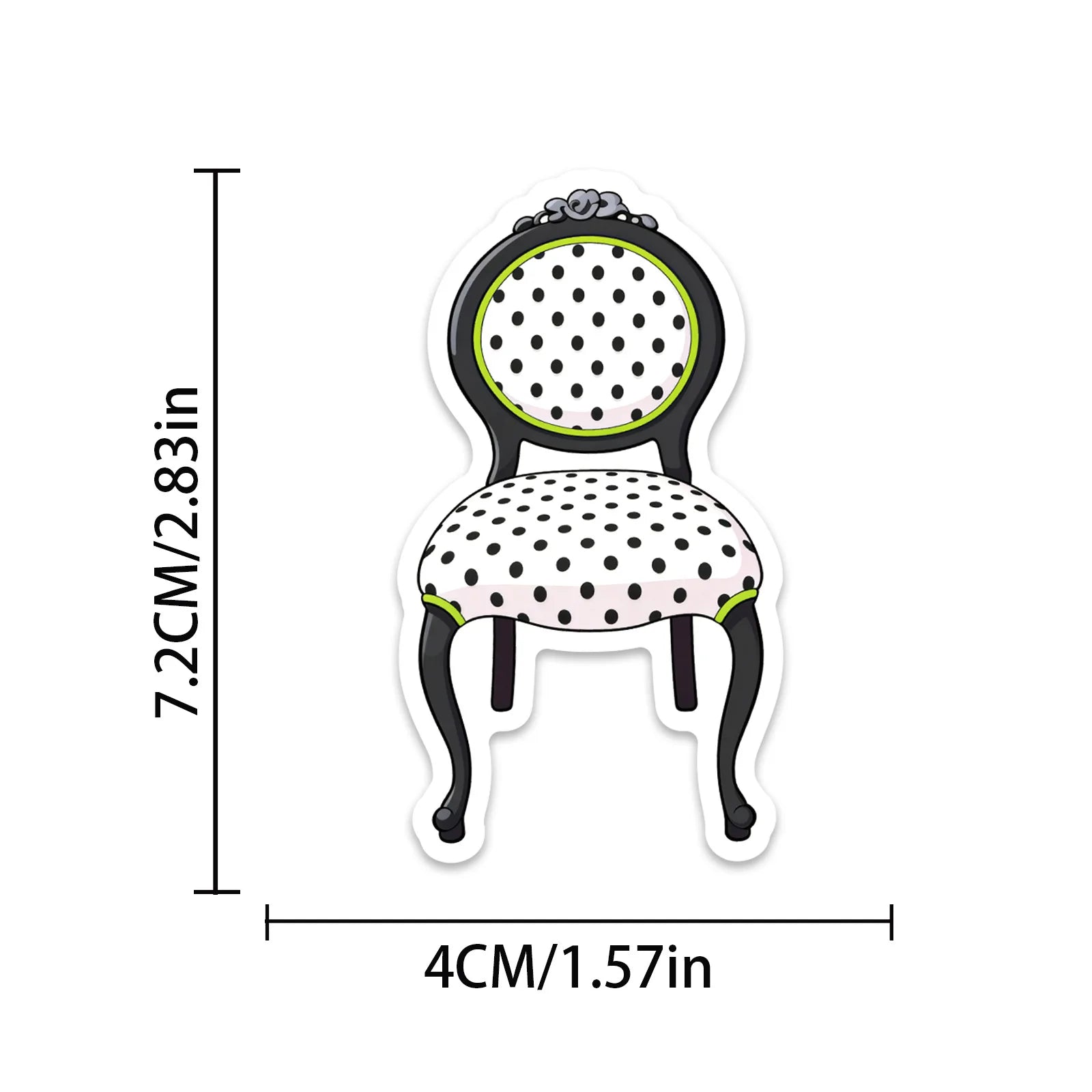 50/100Pcs Polka Dot Ins Style Minimalist Object Stickers PVC Waterproof for Diary Scrapbook Helmet Guitar Phone Laptop Furniture