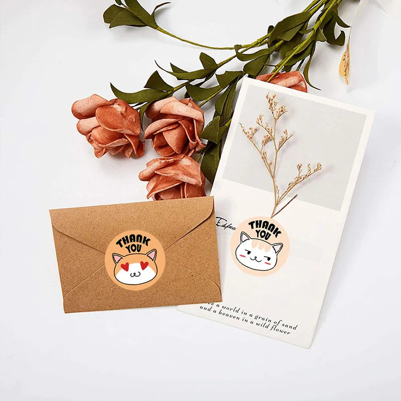 500Pcs/Roll Cartoon Animals Reward Stickers 2.5cm/1.0'' Diy Adorn Gifts Decoration Graffiti Game Art Labels Learning Rewards