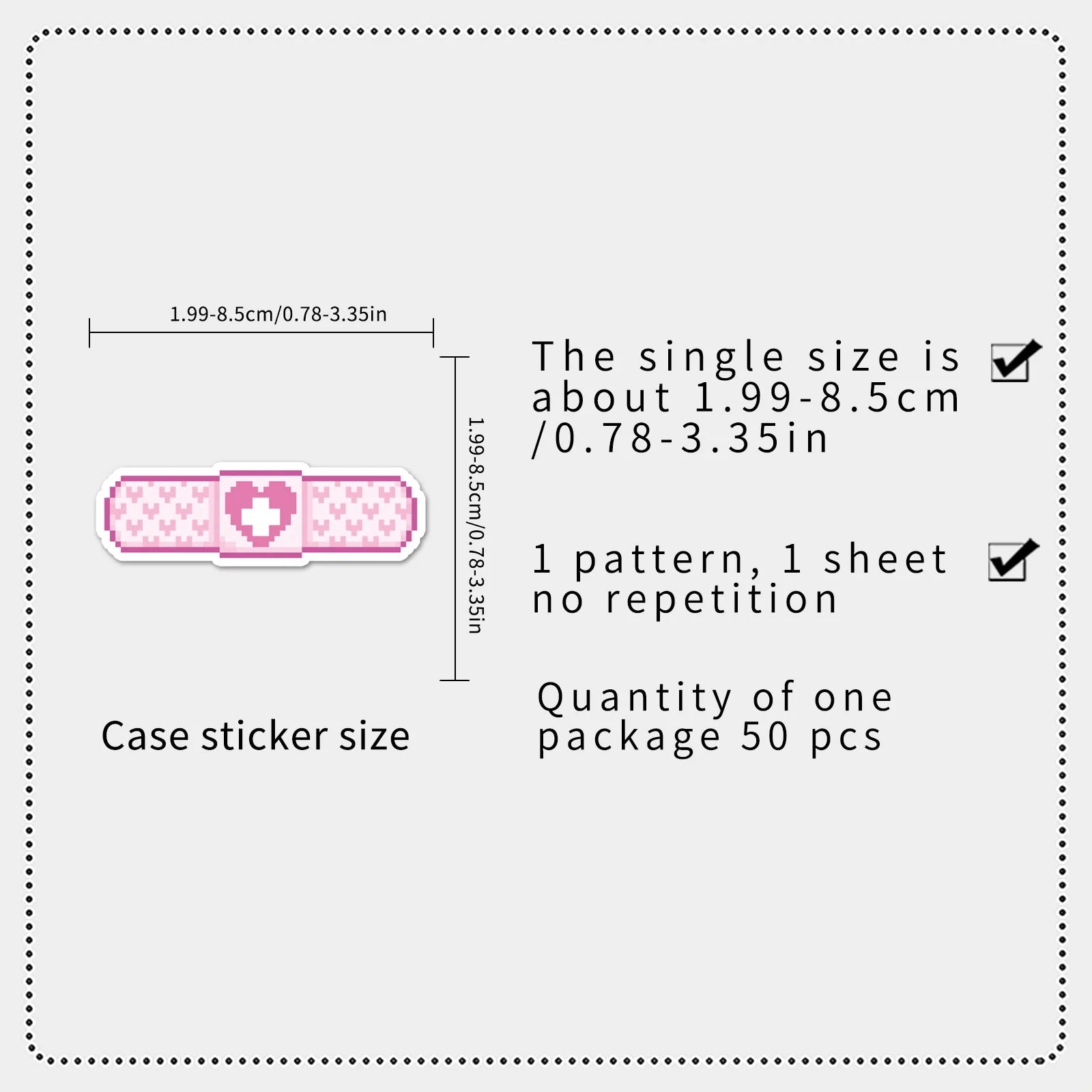 50/100PCS Cartoon Band Aid Cartoon Stickers Creative Cute Waterproof Decoration Laptop Phone Case Luggage Stickers