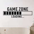 Game Zone Vinyl Wall Decals - Contemporary Cartoon Gaming Room Stickers, Matte Finish, Easy Apply for Living & Bedroom Play Area