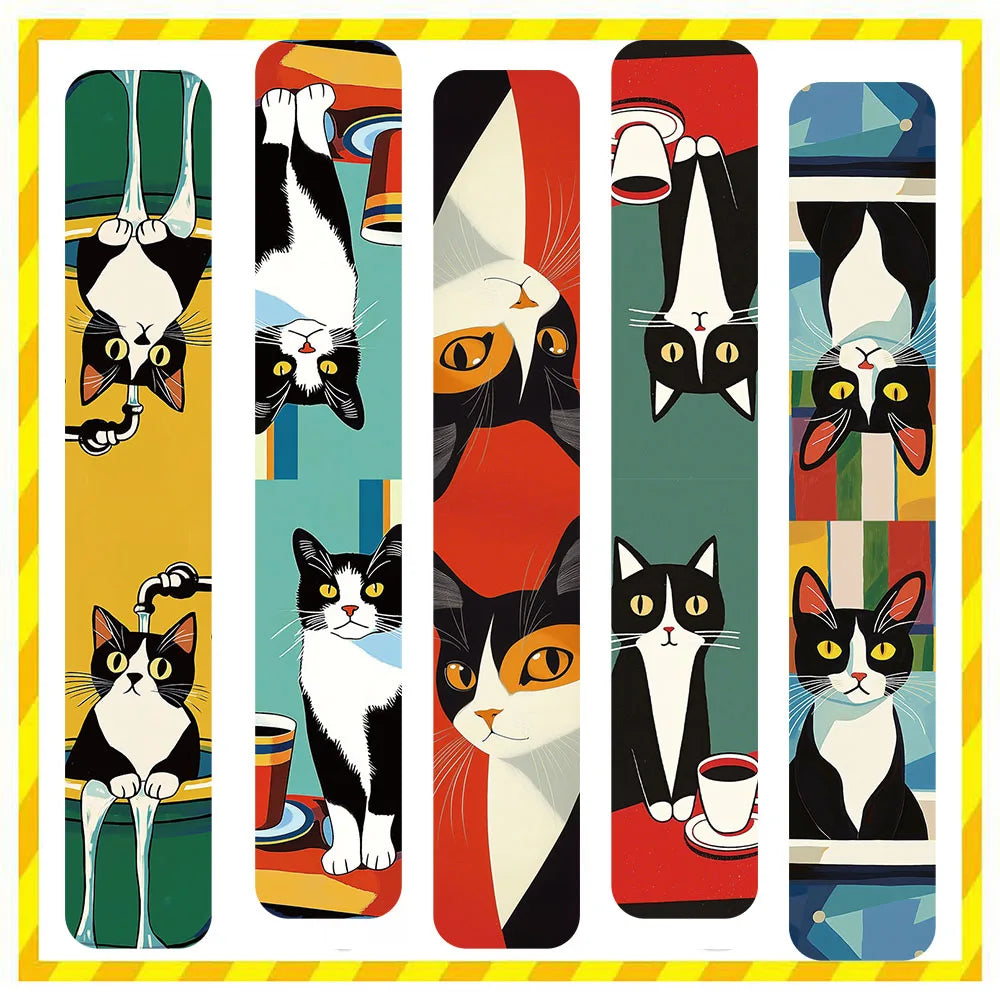 Simple And Fun Cat Magnetic Bookmarks Reading Items Page Holder Stationery Office Supplies Book For Pages Books Readers