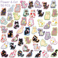 50pcs Cartoon Cute Cat Stickers Decals For Laptop Scrapbook Luggage Guitar Helmet DIY Graffiti Aesthetic Stickers Creative Gifts