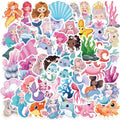 10/30/50PCS Cute Starry Sky Cat PVC Sticker Aesthetic Chidlren's Stationery Decoration Scrapbooking School Supplies for Kids