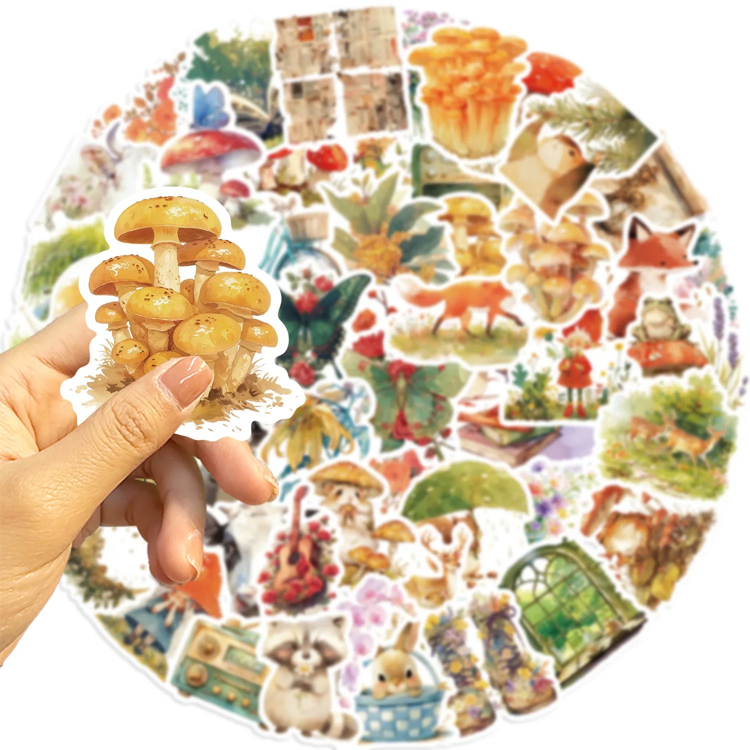 50/100PCS Cartoon Fairy Tale Elf Graffiti Stickers Party Decoration Guitar Notebook Luggage DIY Waterproof Stationery Stickers