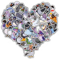 50PCS Pigeon Pigeon Sticker Cartoon Aesthetic Personalized Laptop DIY Bicycle Phone Suitcase Stationery Supplies Stickers