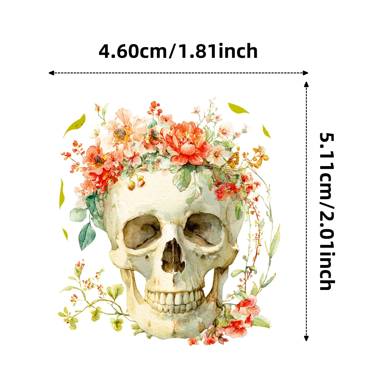 56PCS Human Organ Floral Stickers Medical Student Notebook Stationery Suitcase Skateboard Helmet DIY Decorative Sticker