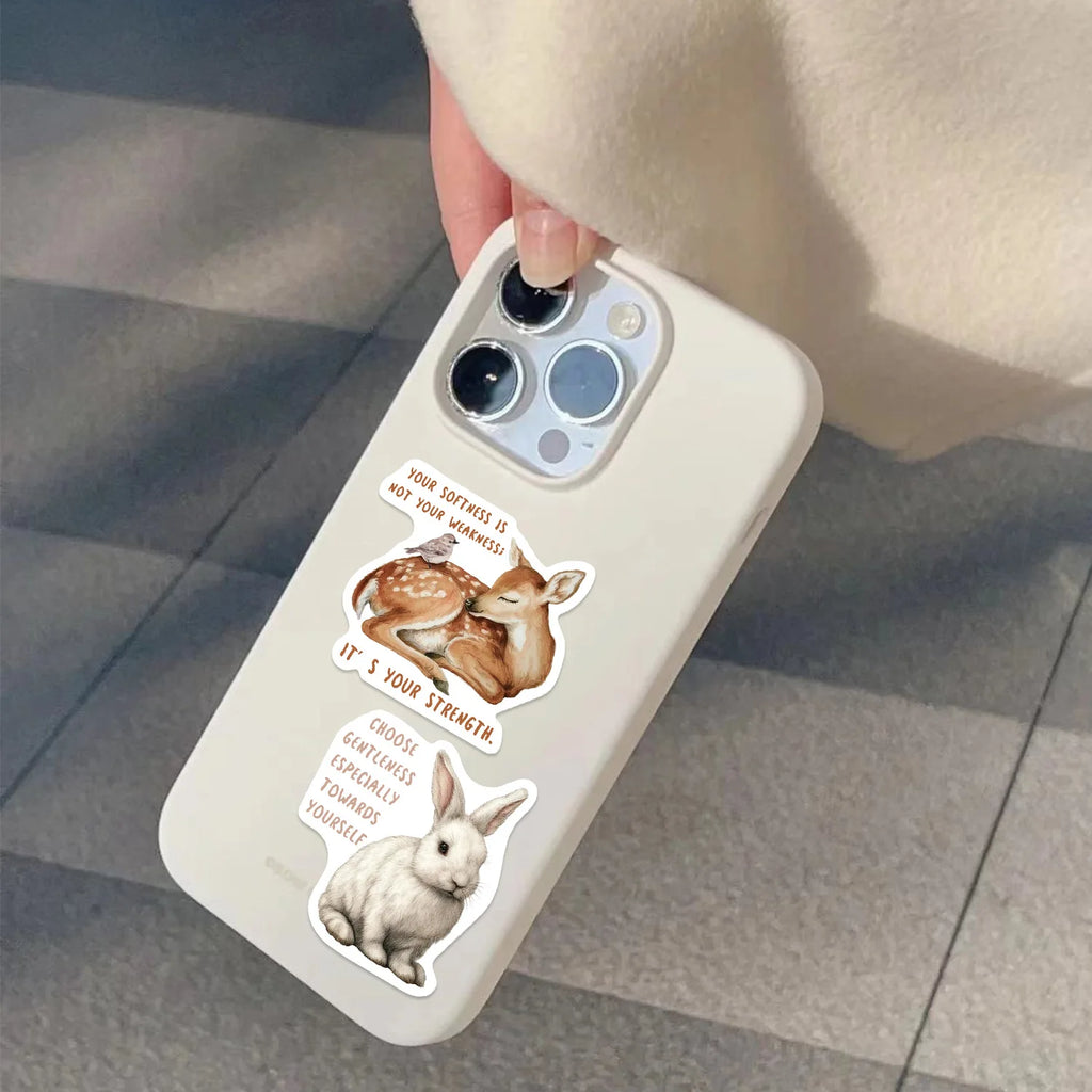50/100pcs Cartoon Medieval Inspirational Animal Graffiti Stickers Notebook Guitar Laptop Luggage DIY Waterproof Stickers