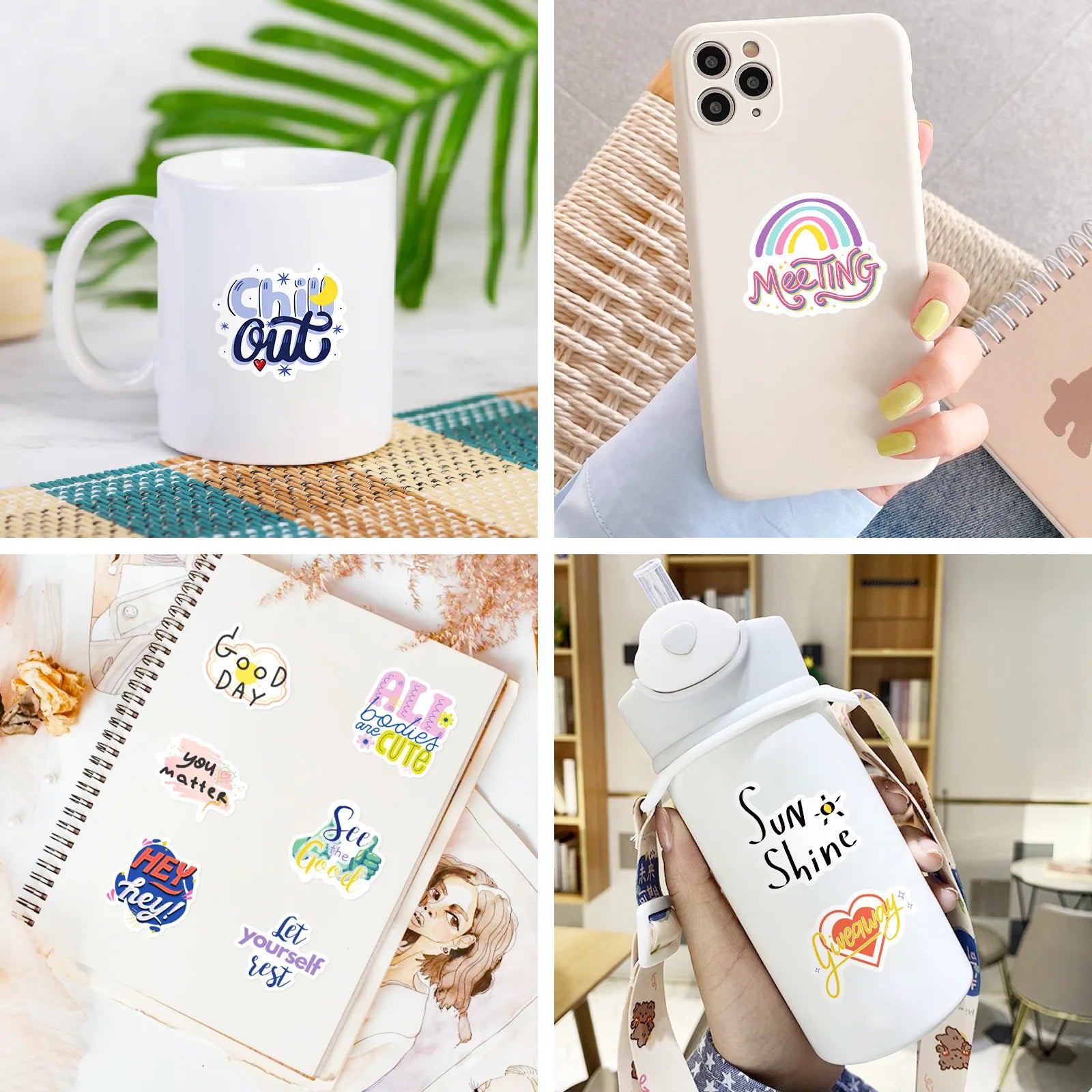 50 PCS Graffiti Stickers Guitar Notebook Skateboard Helmet Decoration DIY Cartoon Waterproof Stickers Cross border