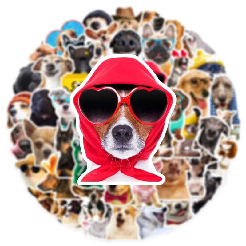 10/30/50PCS Cartoon Life Dog Children's PVC Sticker Aesthetic Decoration Scrapbooking Stationery School Supplies for Kids