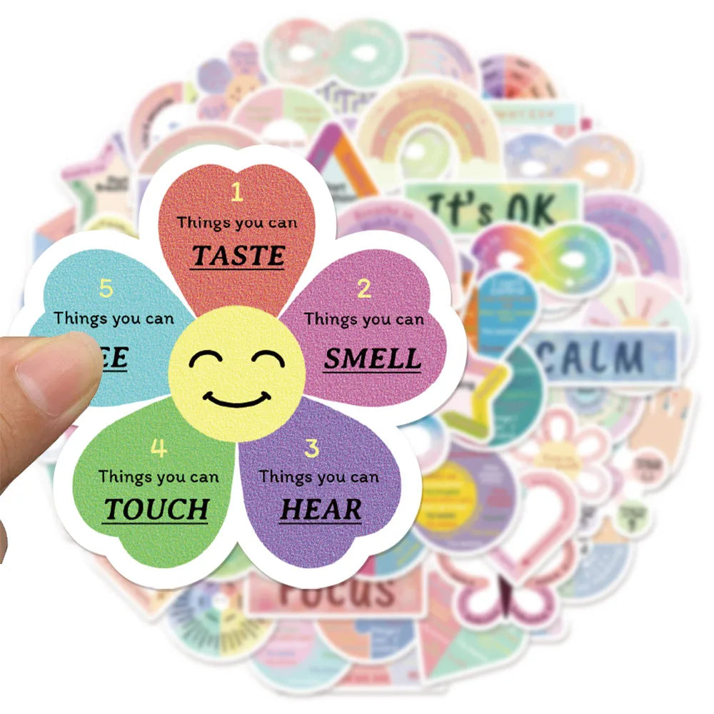 60PCS Creative Cute Hand drawn Animal Decoration Stickers Phone Cases Laptop Cups Speaker Toy Stickers