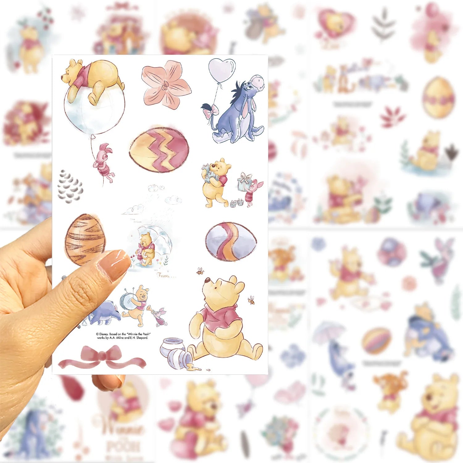 8/16 Pcs Cute Teddy Bear Make A Face Puzzle Stickers DIY Game Crafts for Cup Stationery Box Phone Scrapbook Decals