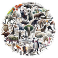 50PCS Zebra Phantom Abstract Fun Animal Graffiti Sticker Manual Clip Thin Water Cup Computer Skateboard Sticker Toy