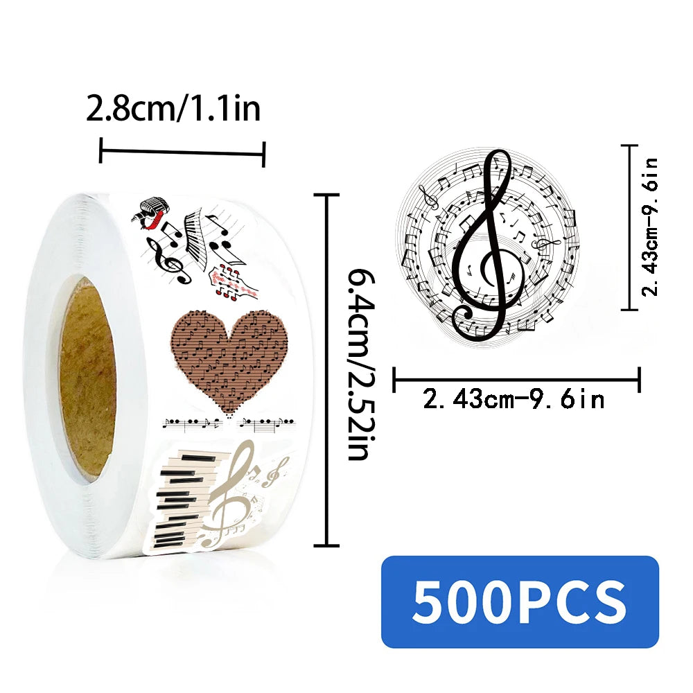 500PCS Cartoon Cherry Roll Sticker Laptop Notebook Suitcase Bicycle Scrapbook Phone PVC Motorcycle Classic Dormitory Sticker