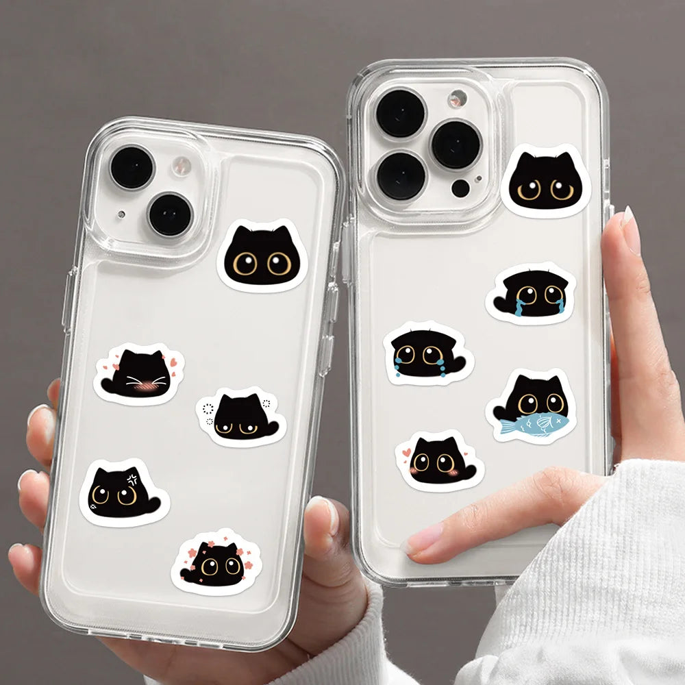 500Pcc/roll Cute Cat Stickers Creative DIY Envelope Sealing Stickers Stationery Children Reward Decor Stickers