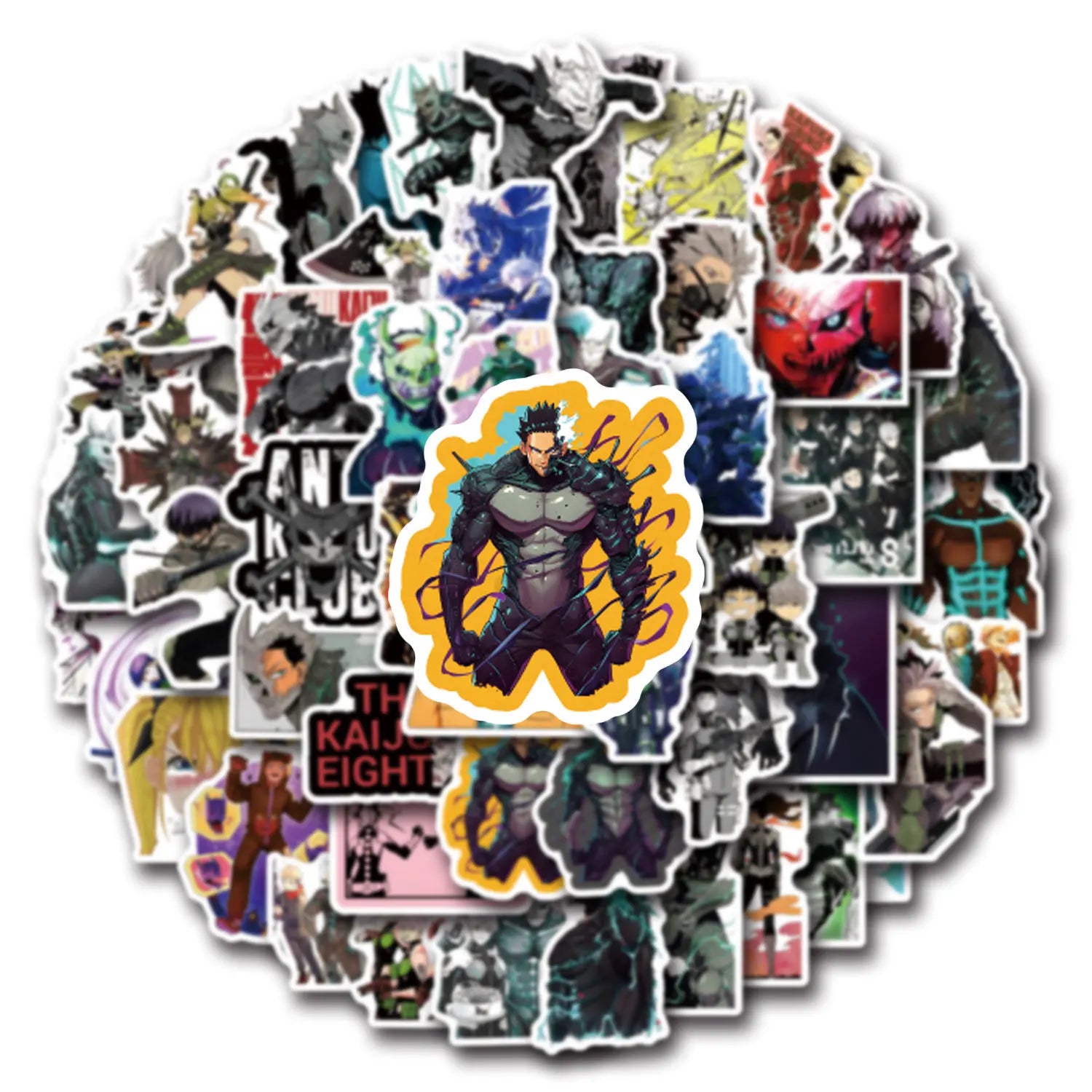 55/110PCS Anime Monster Graffiti Sticker Car Luggage Water Bottles Notebook Sticker