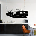 1pc Sport Car Vinyl Wall Sticker, Art Modern Fashion Style Sticker For Children'S Room Kids Rooms Wall, Boys Bedroom Home Decor